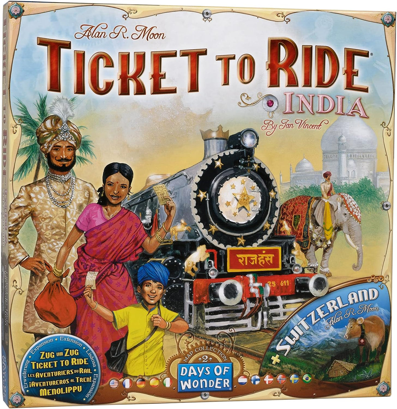 Ticket to Ride India Map Expansion (Multilingual) (OPEN BOX RETURN)
