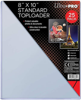 8" x 10" Regular Toploader, (packs of 25) (Standard) (Damaged packaging)
