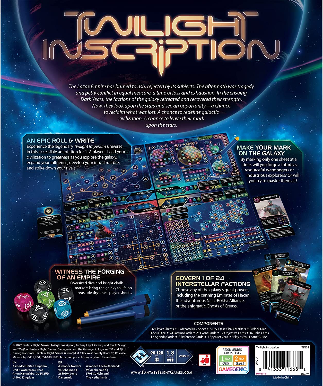 Twilight Inscription - A Twilight Imperium Adventure Game