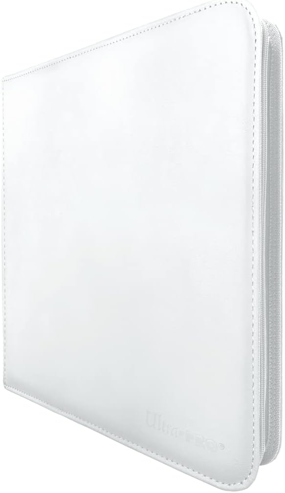 Cartable-Pro à fermeture éclair de 12 pochettes Vivid Blanc