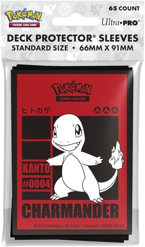 Pokémon Charmander Protecteur de Cartes (65)