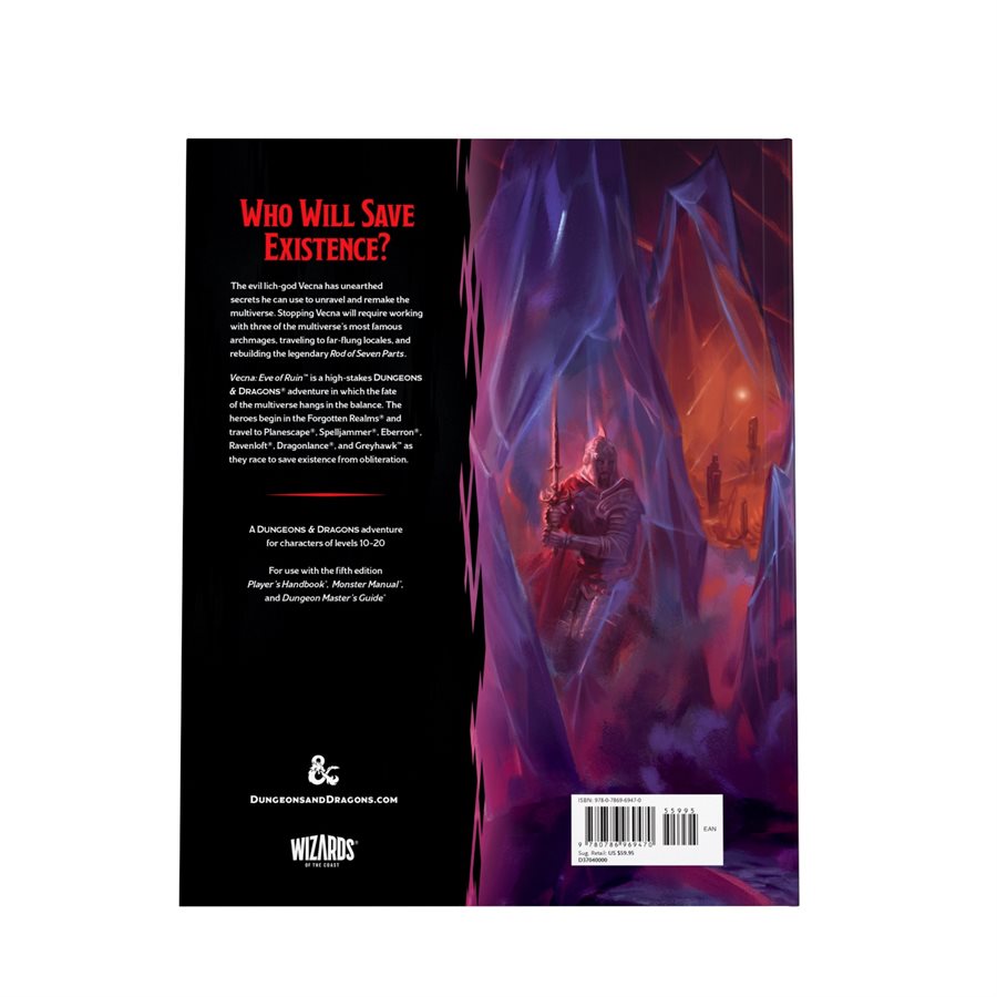 Dungeons & Dragons 5e Edition, Vecna Eve of Ruin (EN)