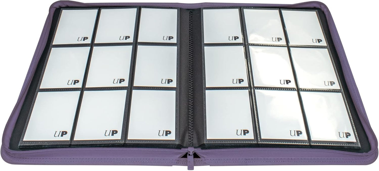 Cartable-Pro à Fermeture Éclair à 9 Pochettes Vivid Violet