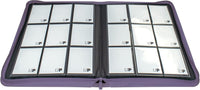 Vivid 9-Pocket Zippered PRO-Binder Purple