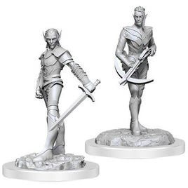 Nolzur's Unpainted D&D Miniatures - Drow Fighters Wave 18