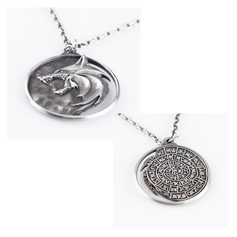 The Witcher Netflix - Wolf Medallion Necklace Replica
