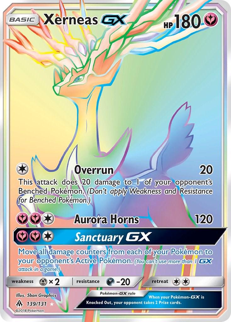Pokémon TCG - Xerneas Gx #139 Forbidden Light