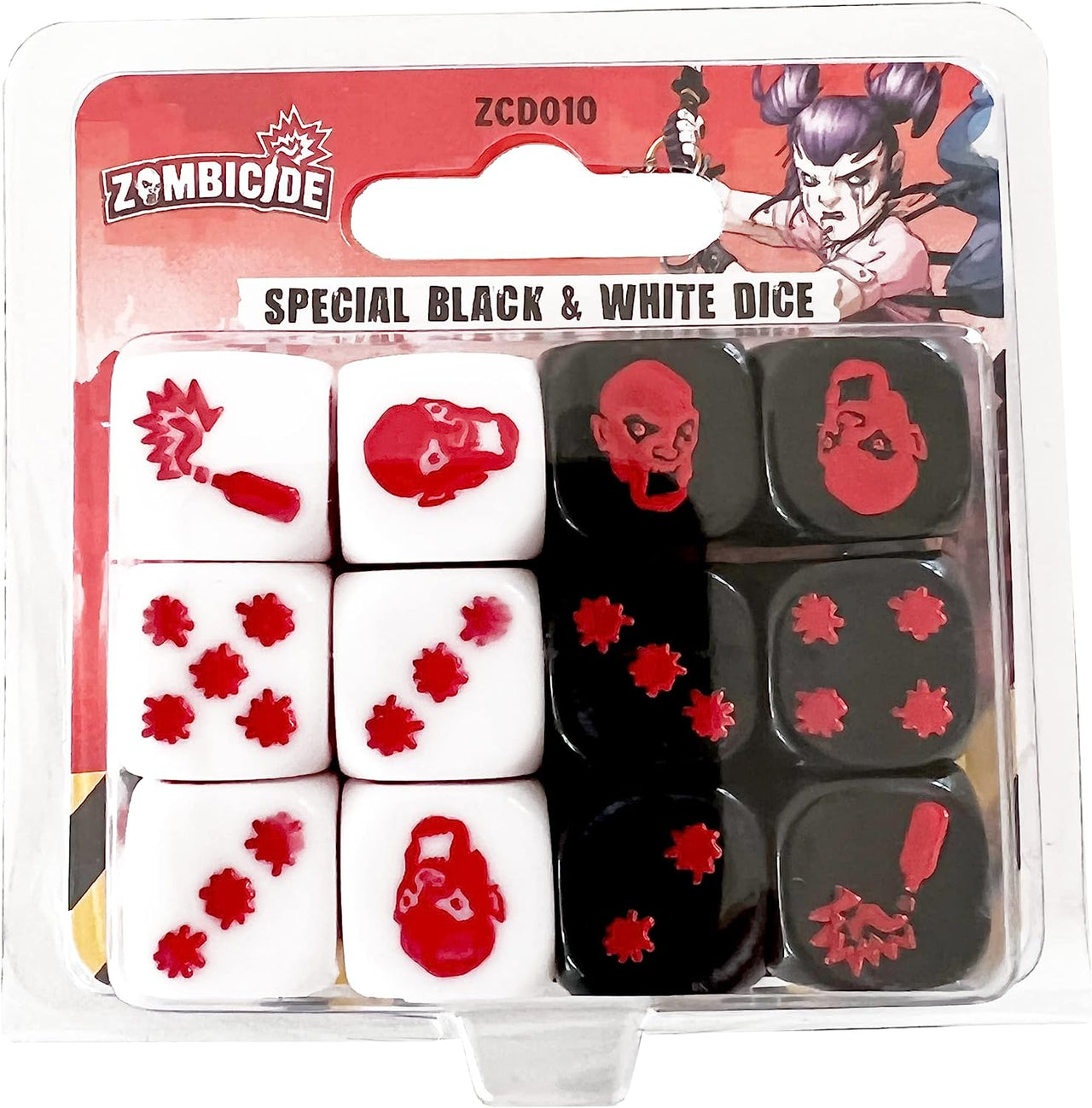 Zombicide Chronicles RPG - Special Black & White Dice (ML)