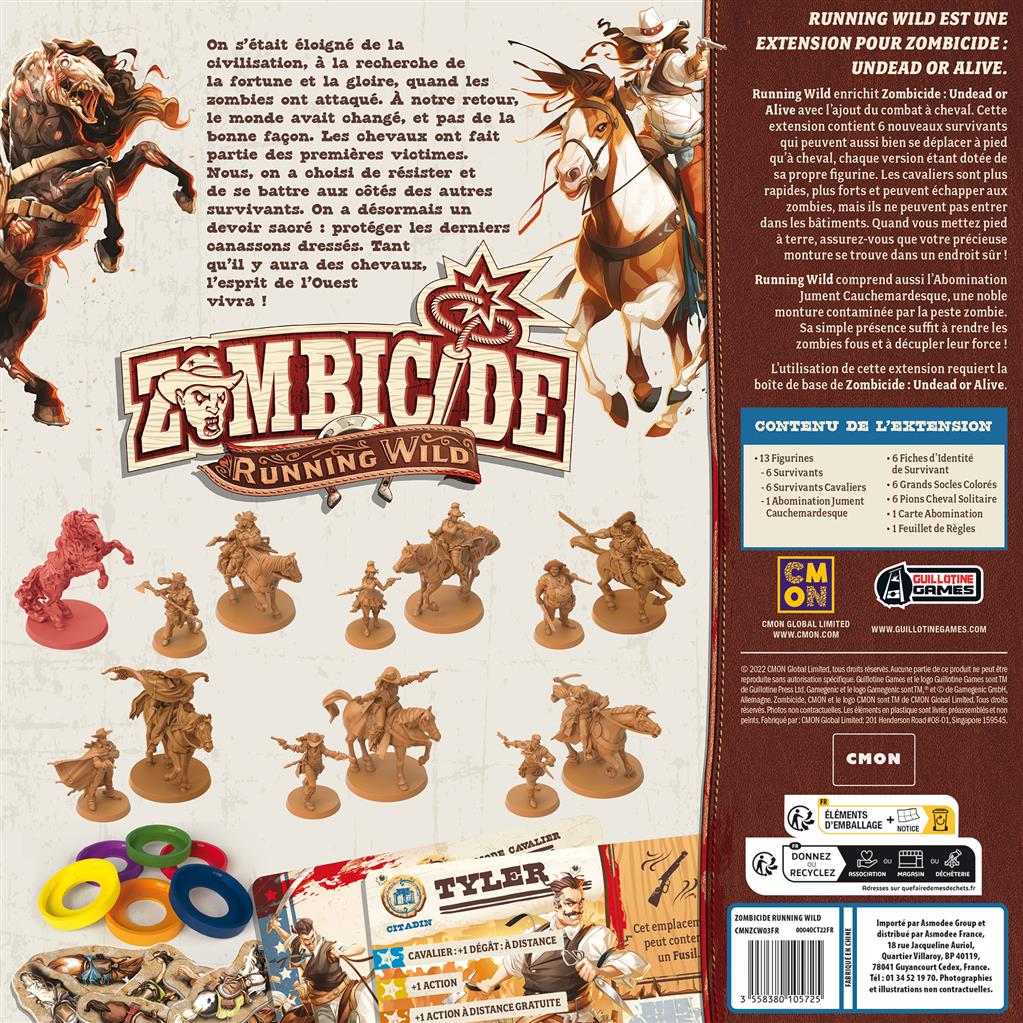 Zombicide: Undead or Alive : Running Wild Expansion (FR)