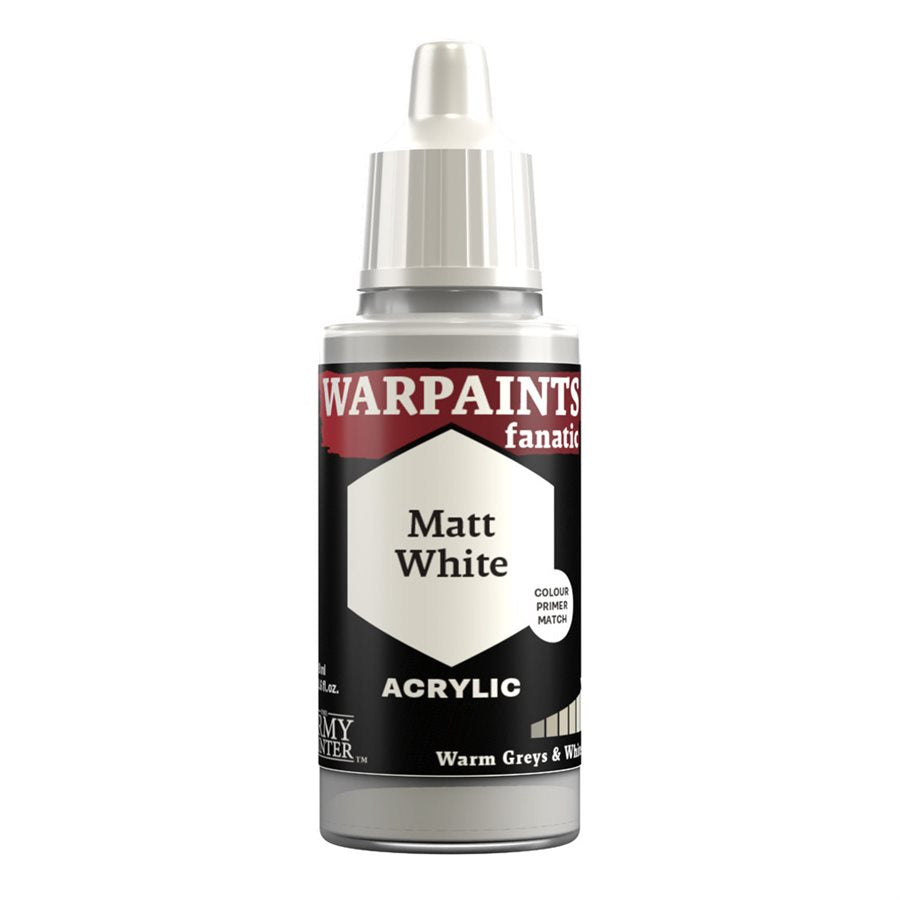 The Army Painter Warpaints Fanatic: Matt White WP3012