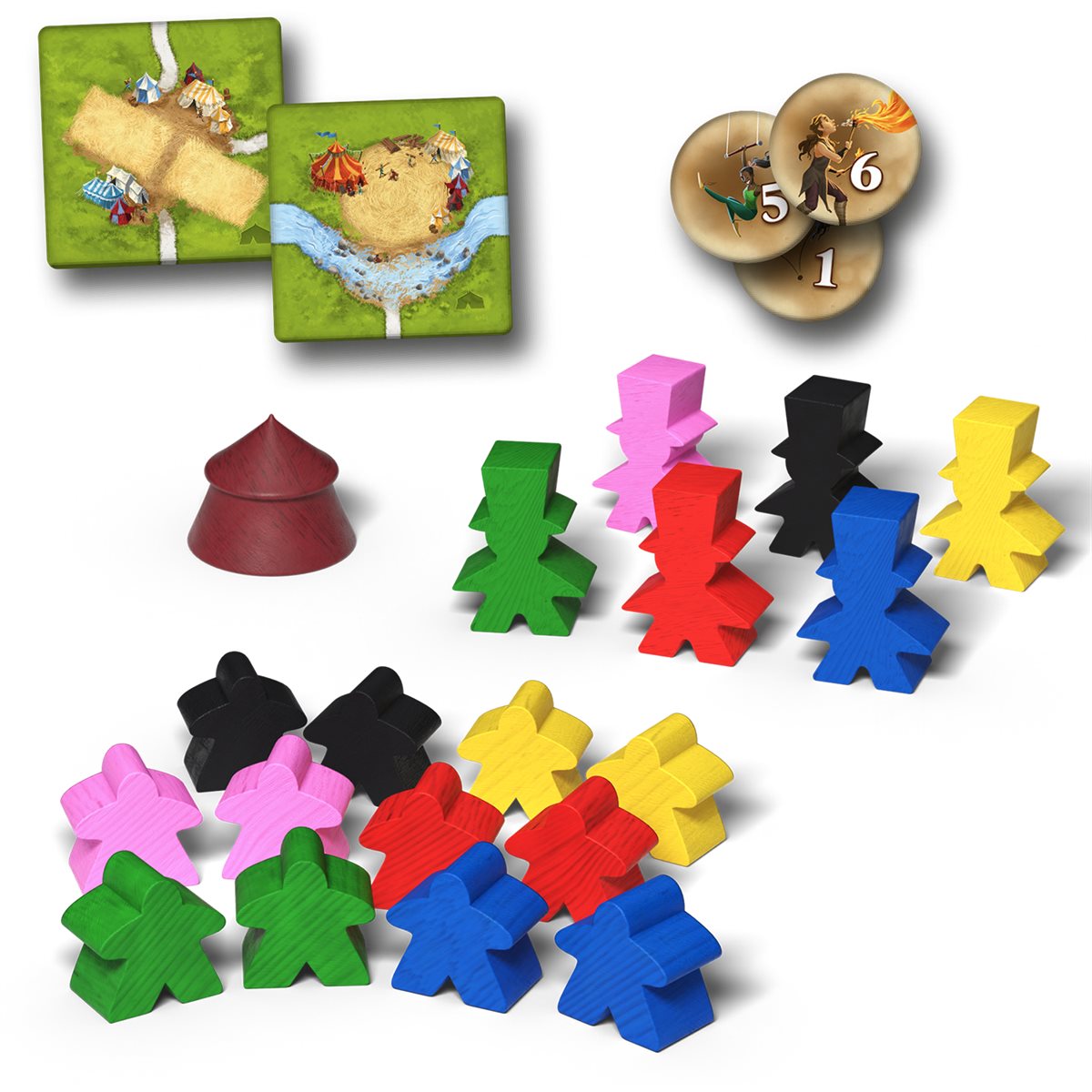 Carcassonne: Ext 10: Cirque & Artistes (FR) - Nouvelle Version 2025