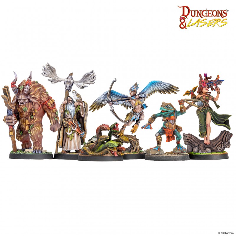 Dungeons & Lasers: Ensemble de Miniatures Fantastiques