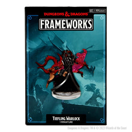 D&D Frameworks: Tiefling Warlock Male Miniature