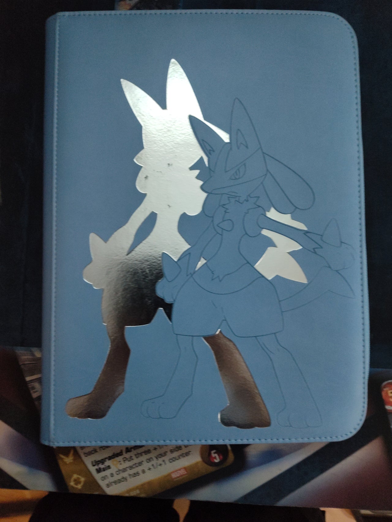 Zippered Elite 9-Pocket Lucario Pro-Binder (SLIGHTLY SCRATCHED)
