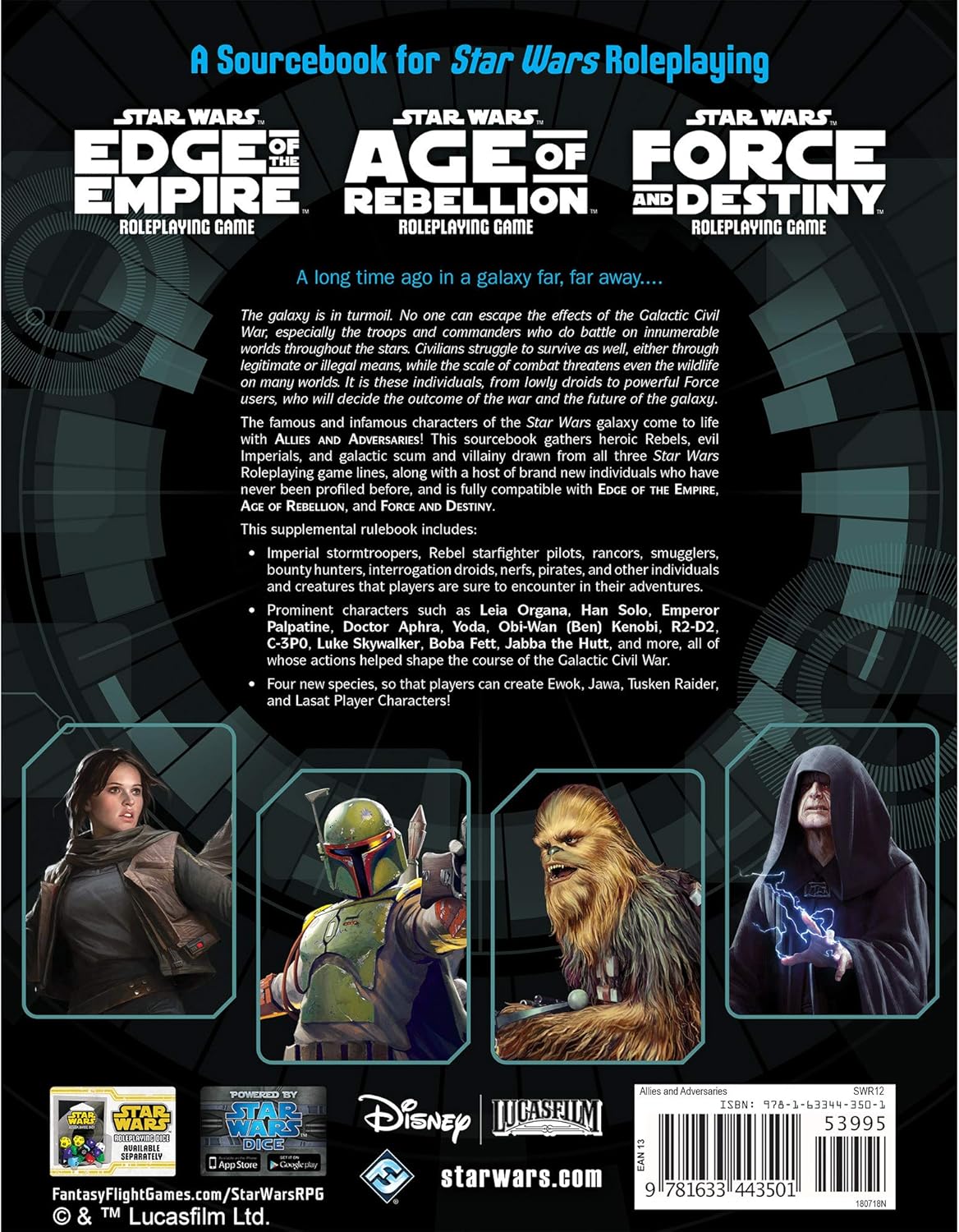Star Wars: RPG: Allies and Adversaries (EN)