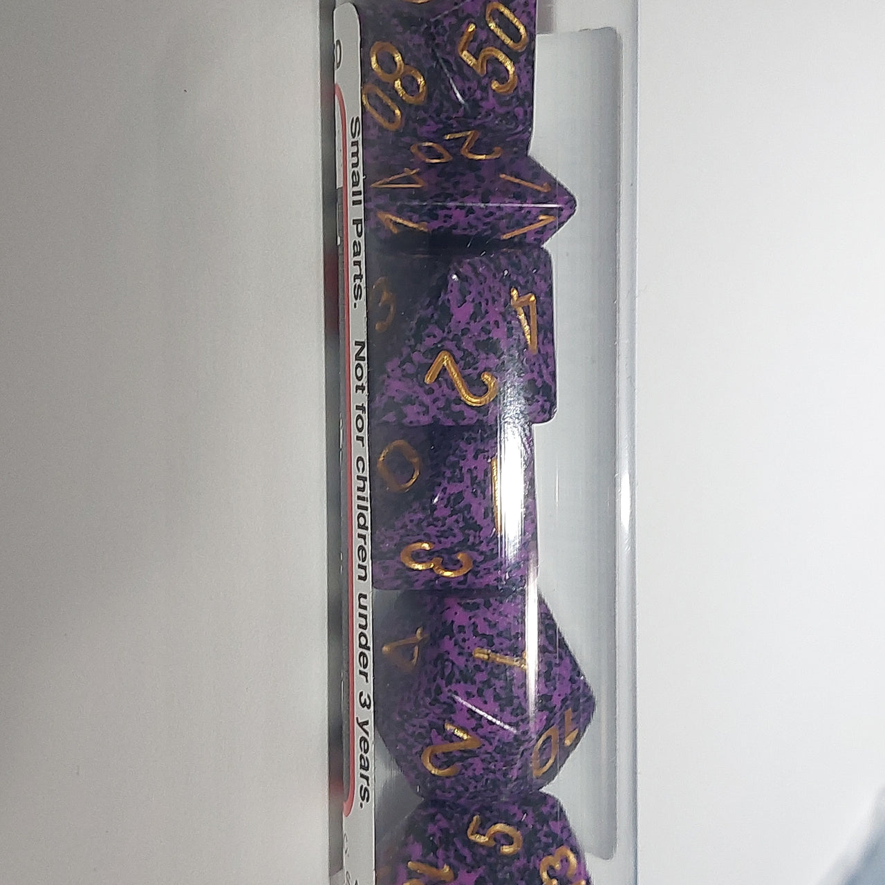 Speckled & Elemental Polyhedral Dice set (7) - Hurricane