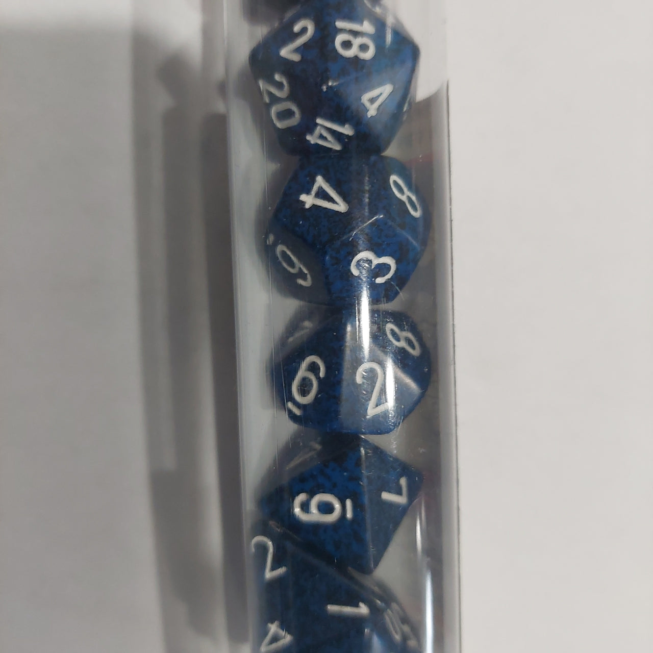 Speckled & Elemental Polyhedral Dice set (7) - Stealth