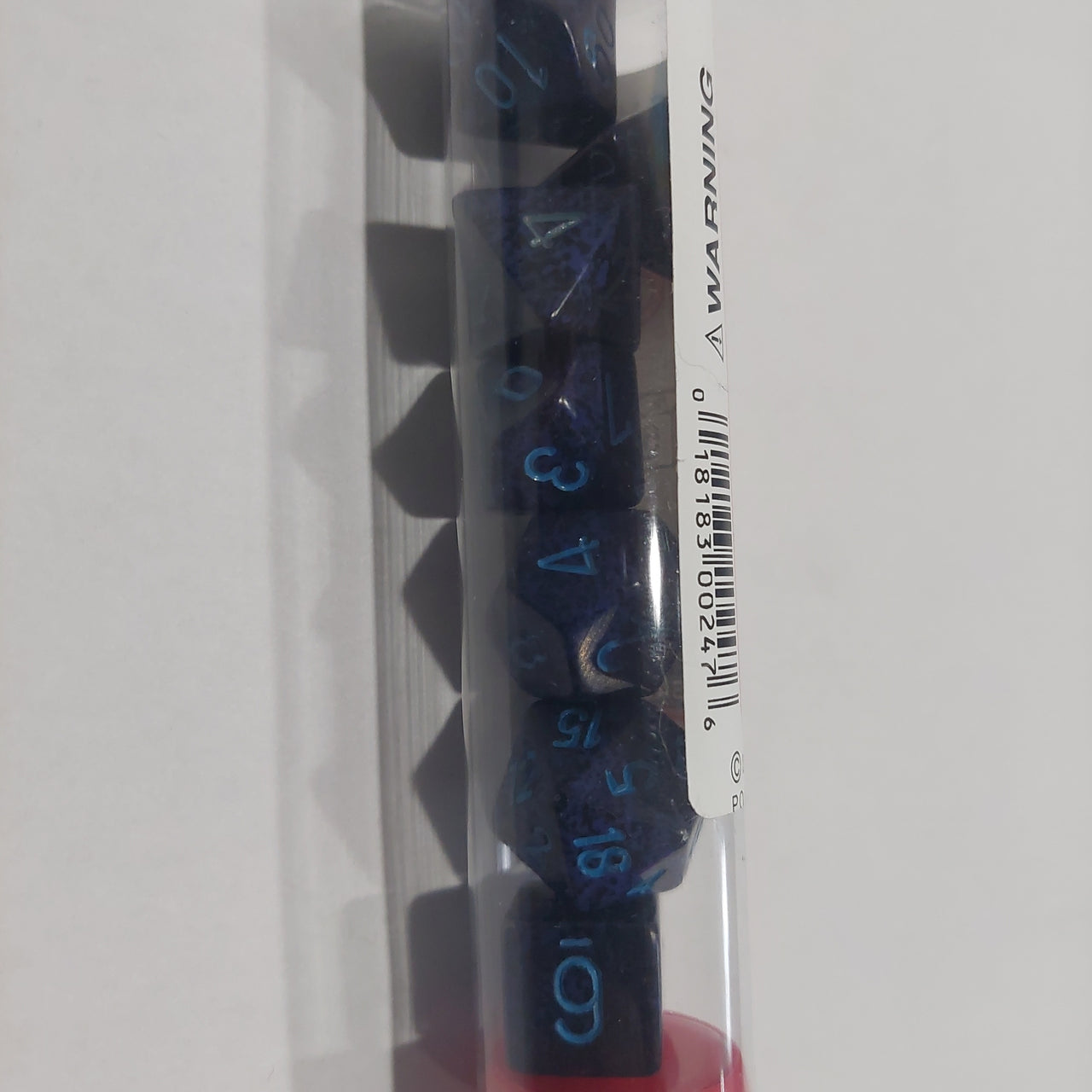 Speckled & Elemental Polyhedral Dice set (7) - Cobalt