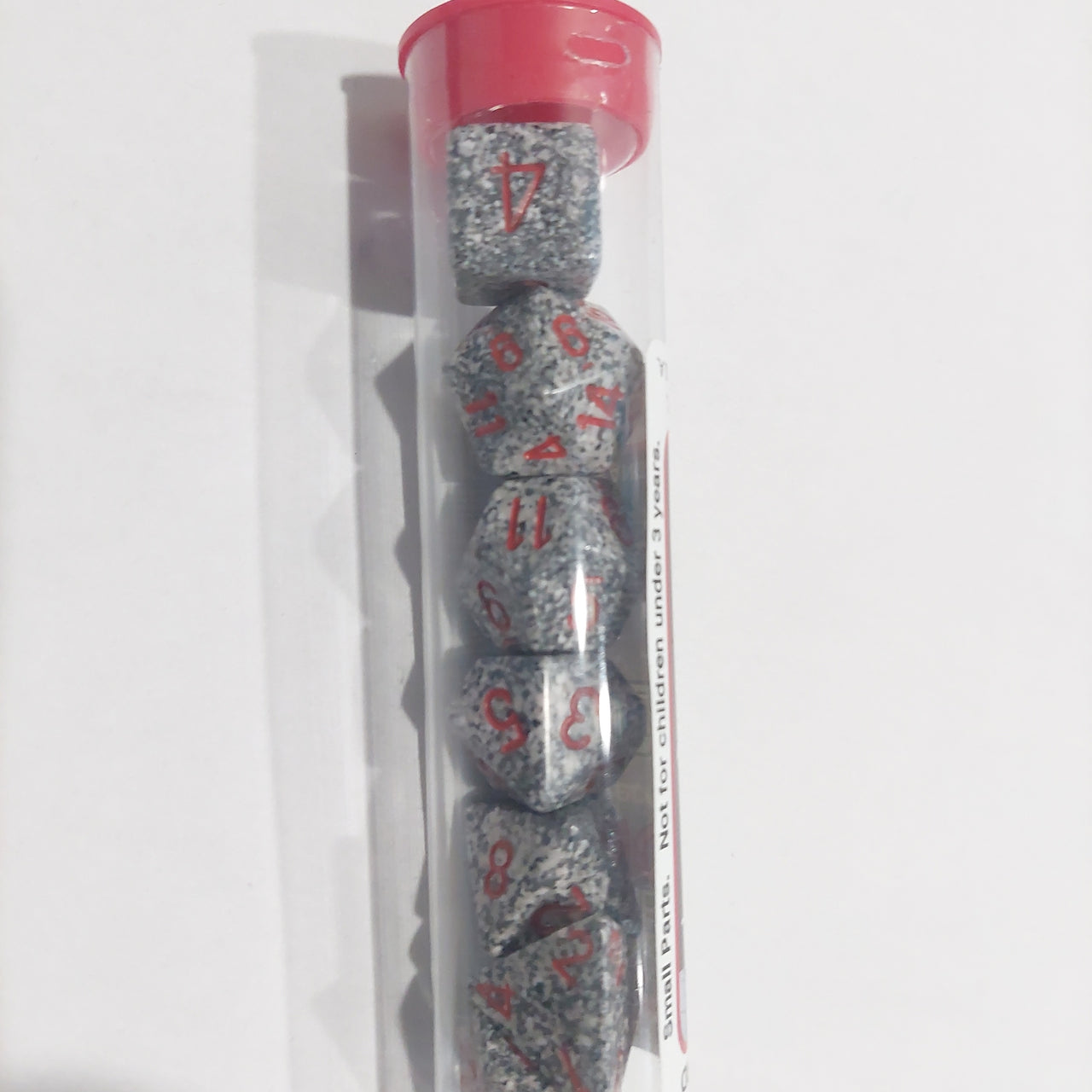 Speckled & Elemental Polyhedral Dice set (7) - Granite