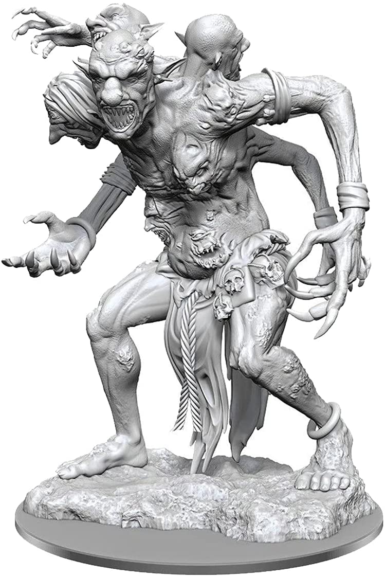 Nolzur's Unpainted D&D Miniatures Dire Troll W14