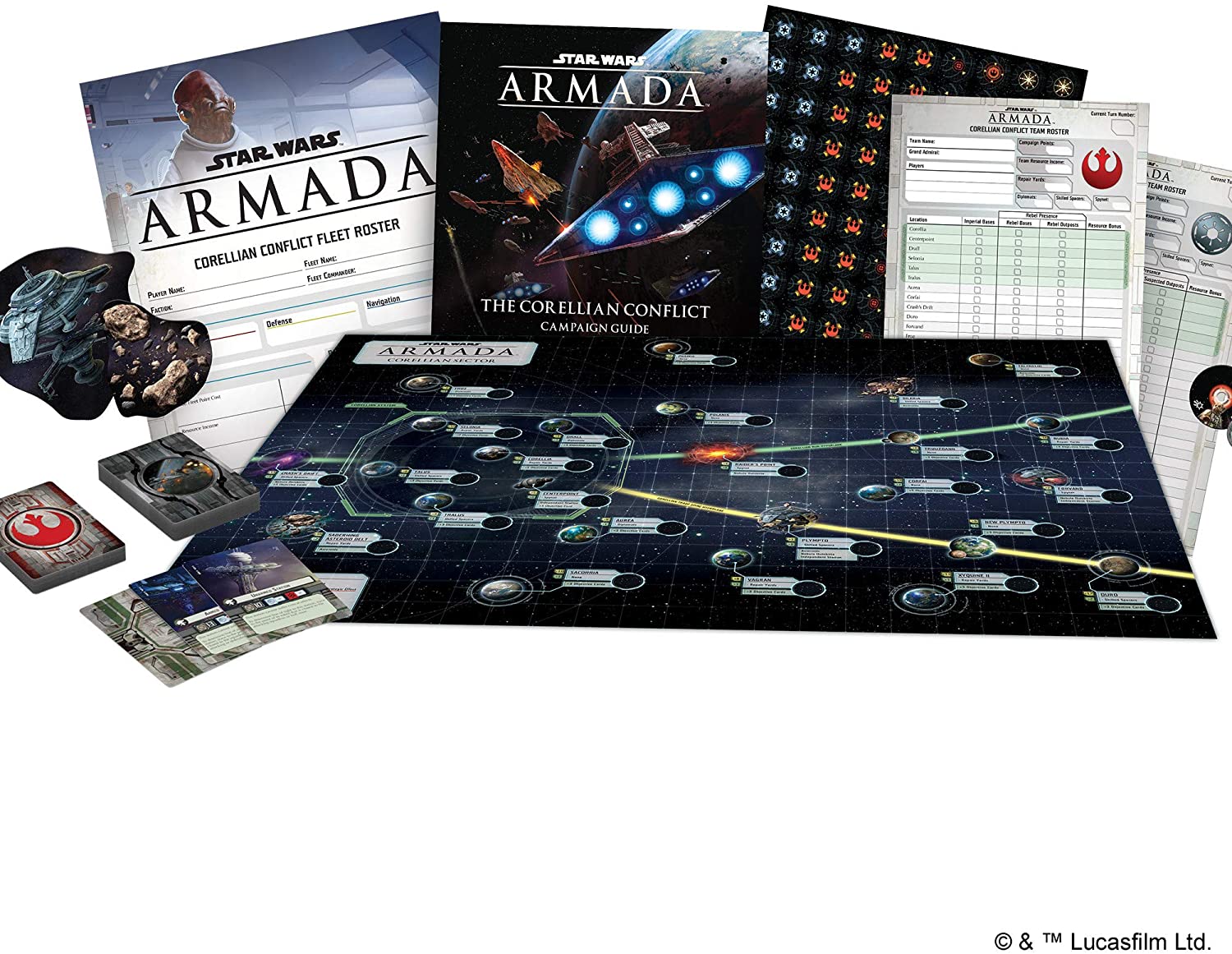 Star Wars Armada Corellian Conflict Campaign Expansion Brique