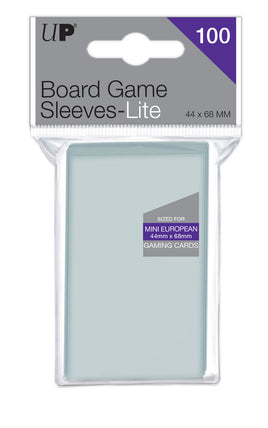 Board Game Sleeves Lite Mini European 44 x 66mm (100 sleeves)