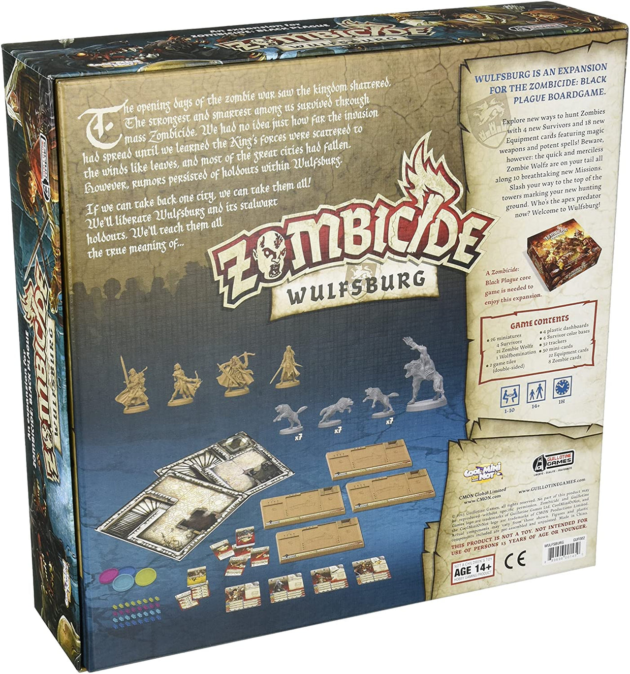 Zombicide: Black Plague WulfsBurg expansion (EN) (UNSEALED BOX)