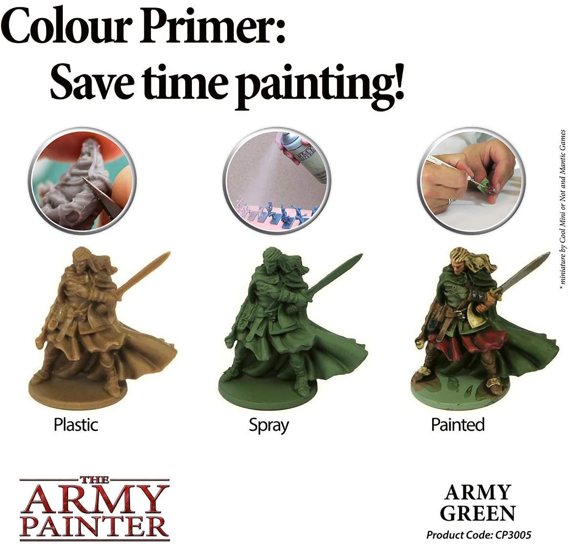 The Army Painter Apprêt Vert Armée CP3005