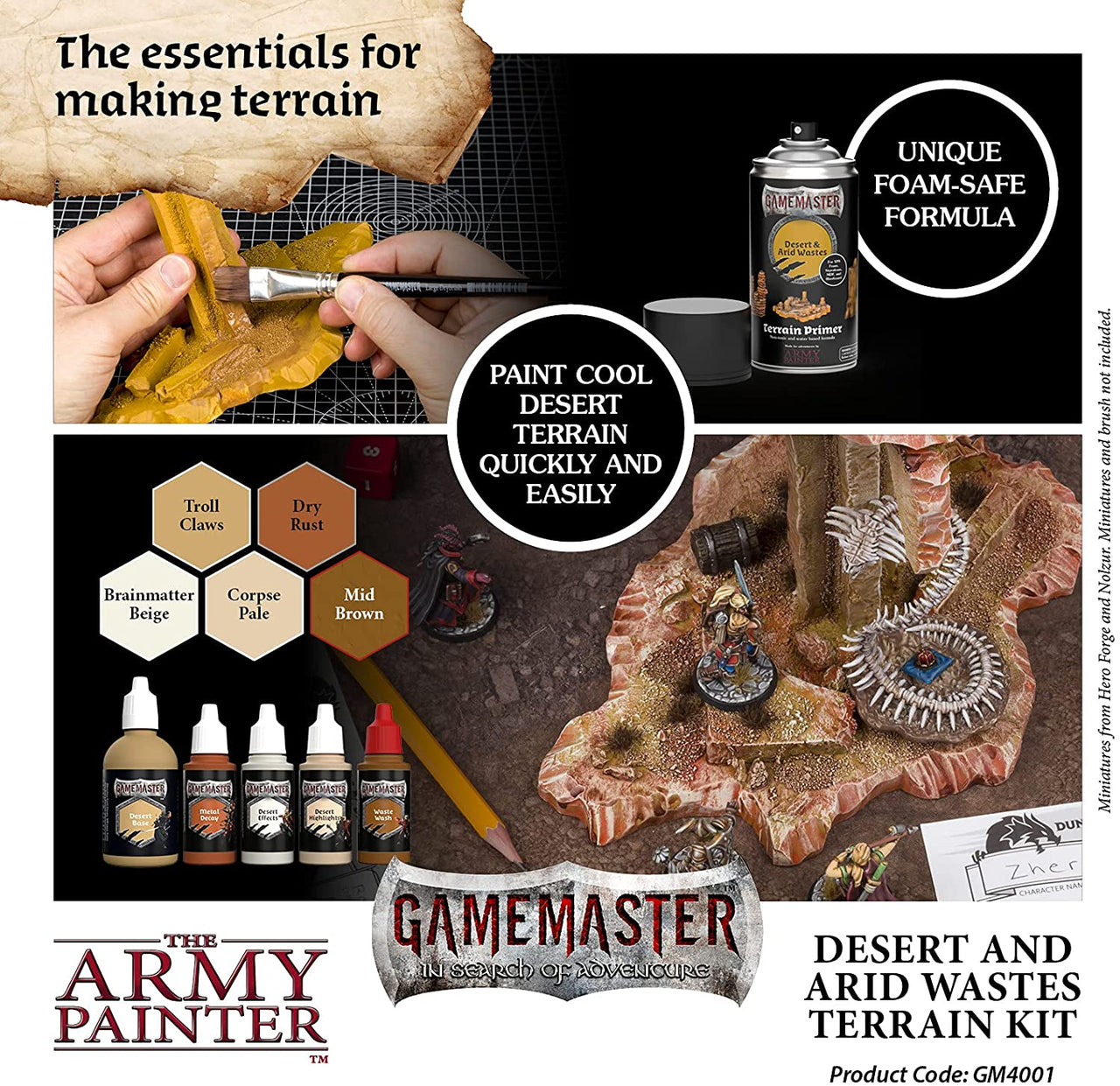 The Army Painter Gamemaster: Desert & Arid Wastes Terrain Kit