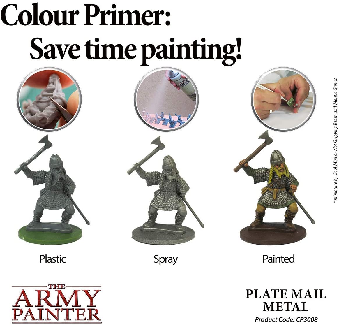The Army Painter Apprêt Plate Mail CP3008