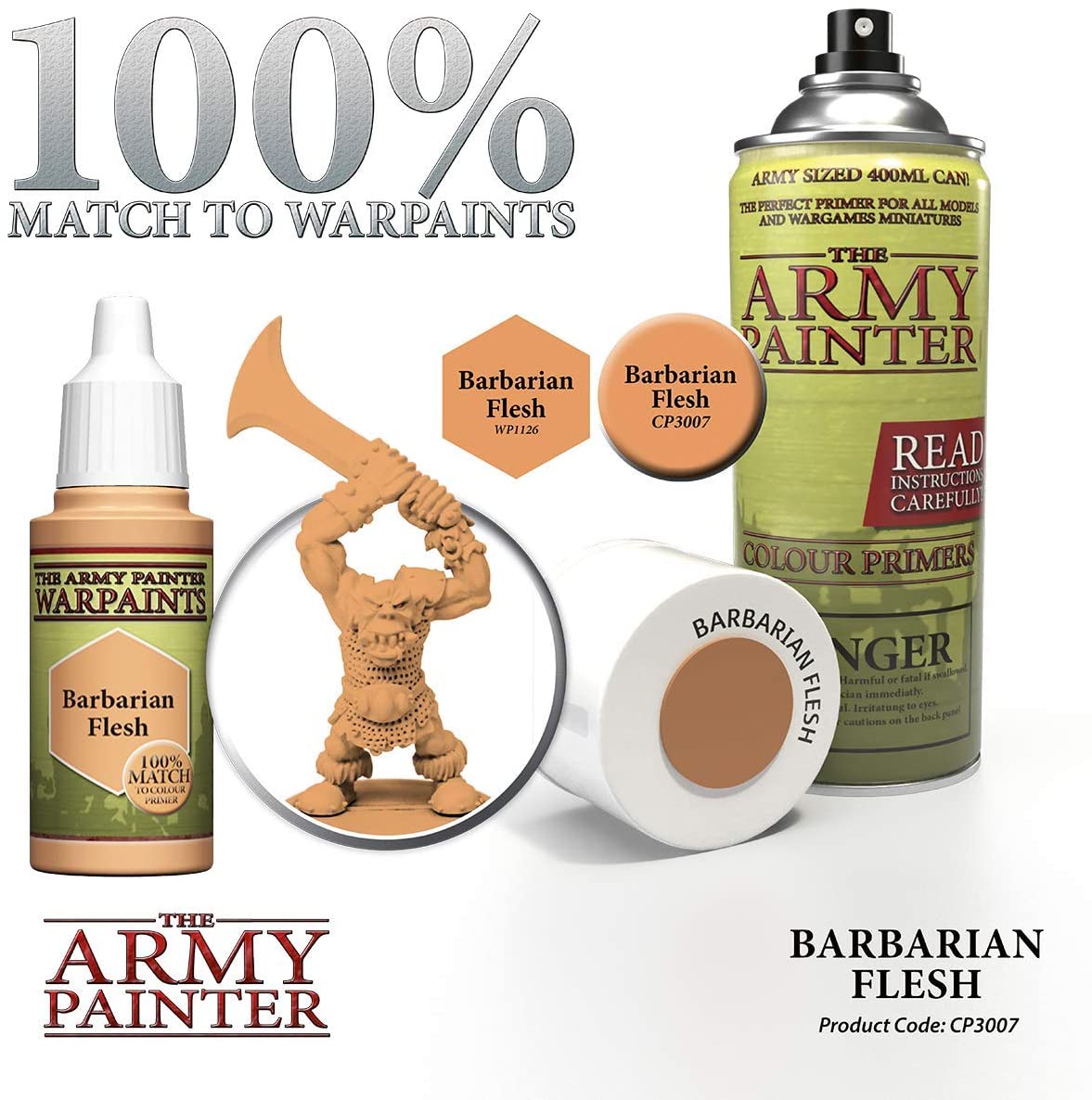 The Army Painter Apprêt Barbarian Flesh CP3007
