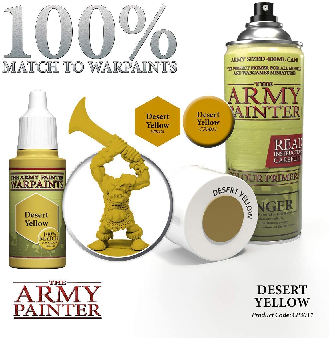 The Army Painter Apprêt Jaune Désertique CP3011