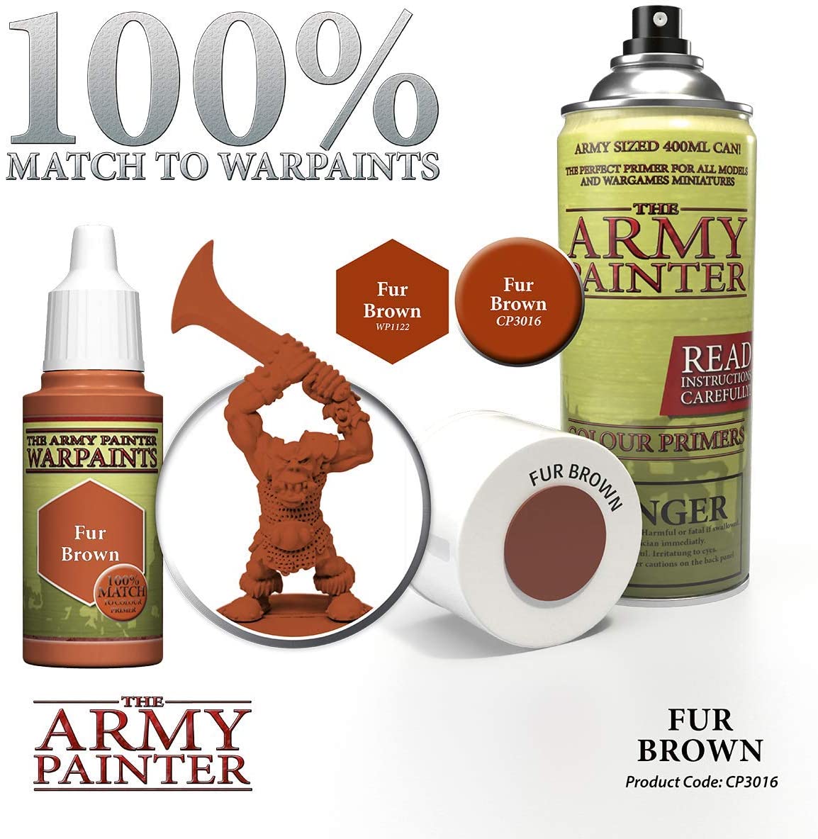 The Army Painter Apprêt Fur Brown CP3016
