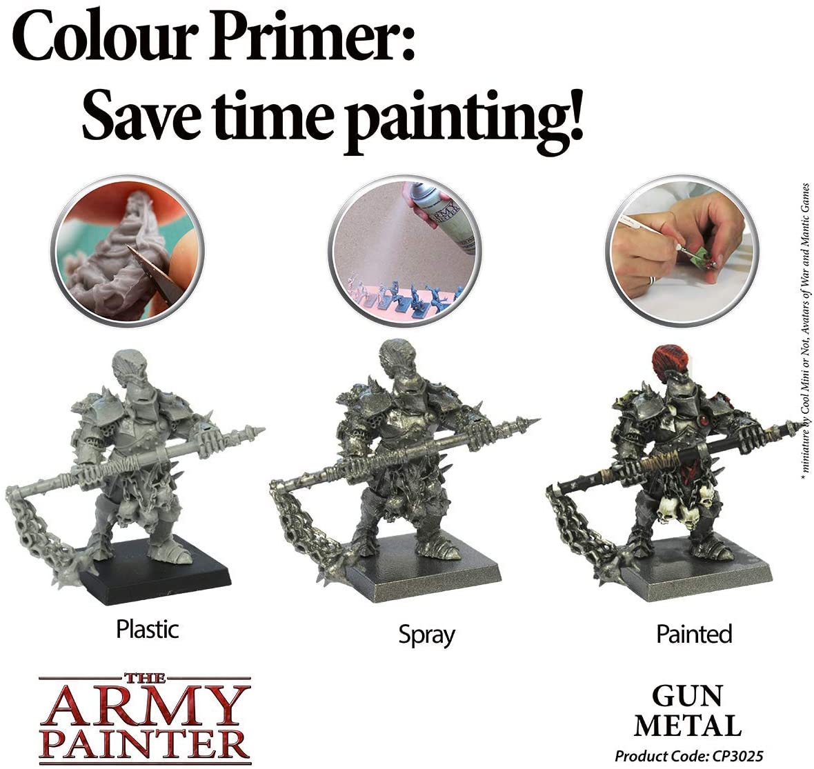 The Army Painter Gun Metal Primer CP3025