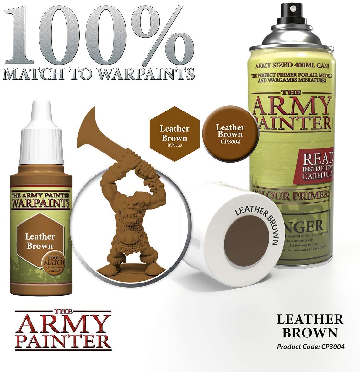 The Army Painter Apprêt Brun Cuir CP3004