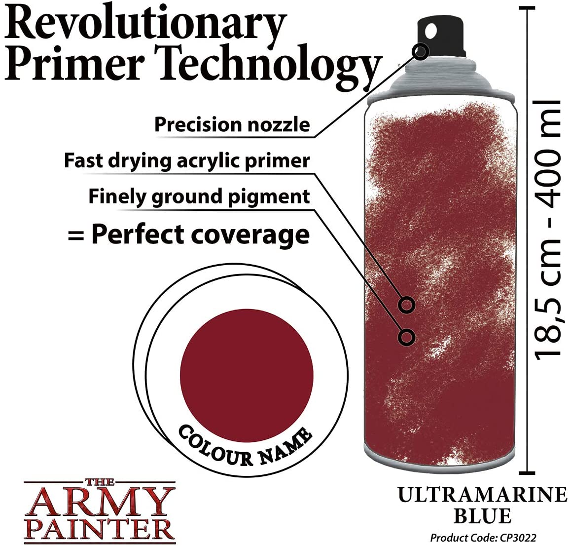 The Army Painter Ultramarine Blue Primer CP3022