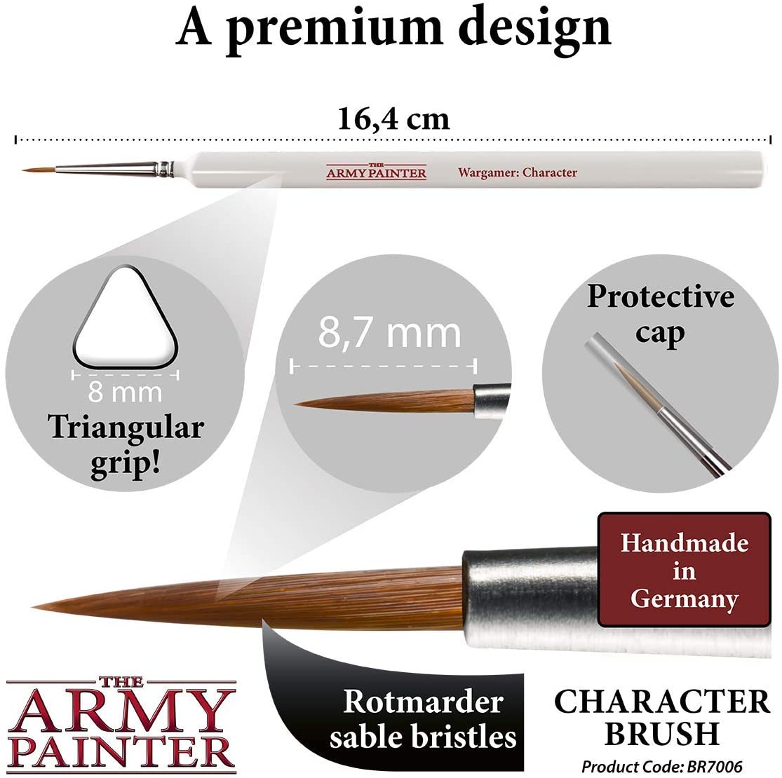 Army Painter Wargamer Brush: Character