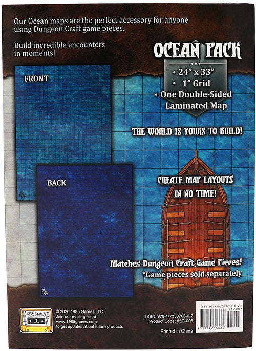 Dungeon Craft Battlemaps Ocean Pack| Brique & Braque