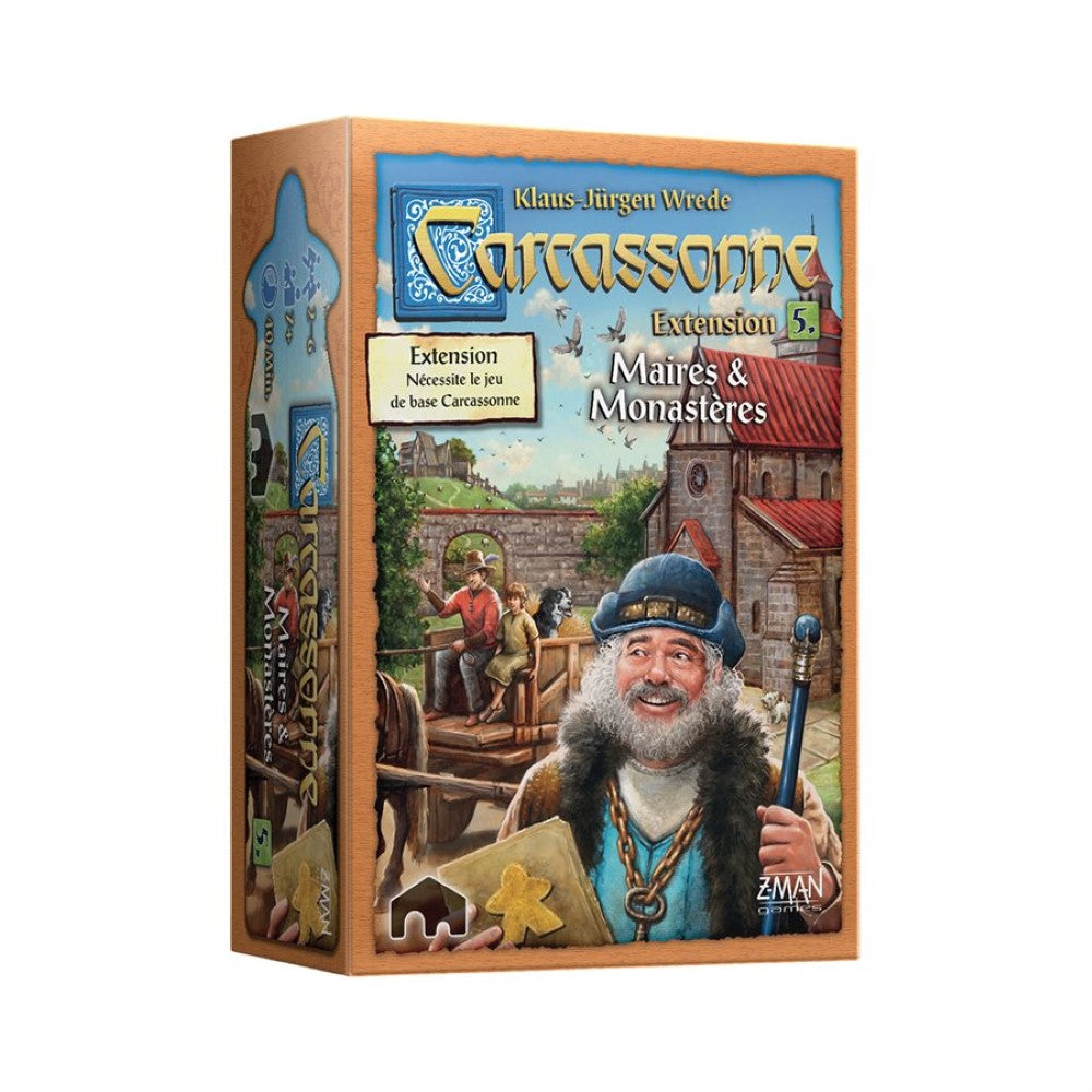 Carcassonne Extension 5 Maire et Monastère (French Edition)