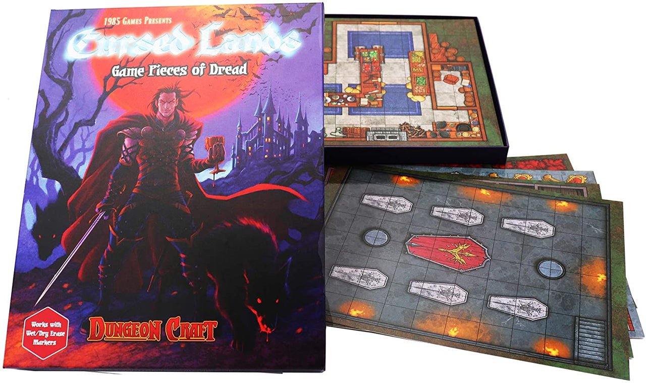 Dungeon Craft Cursed Land, Game Pieces of Dread