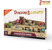 Dungeons & Lasers Half-Height Walls:  Dwarven Mine Props