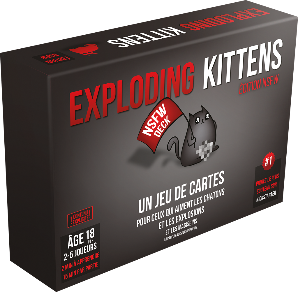 Exploding Kittens le jeu de carte -  Édition NSFW (French Edition)