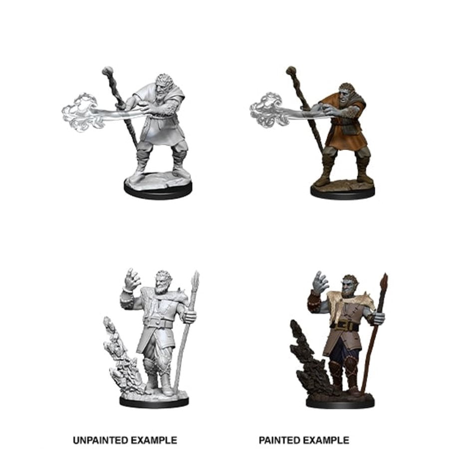 Nolzur's Unpainted D&D Miniatures Firbolg Druid (Male) W11