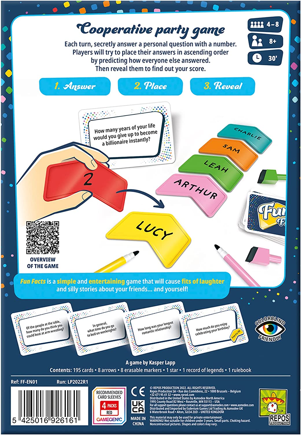 Fun Facts Party Game (English)
