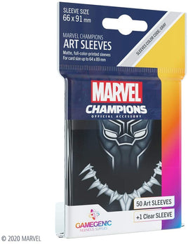 Gamegenic Marvel Champions LCG Black Panther Sleeves (50)