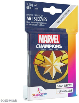Gamegenic Marvel Champions LCG Captain Marvel Sleeves (50)