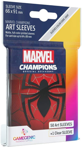 Gamegenic Marvel Champions LCG Spider-Man Sleeves (50)