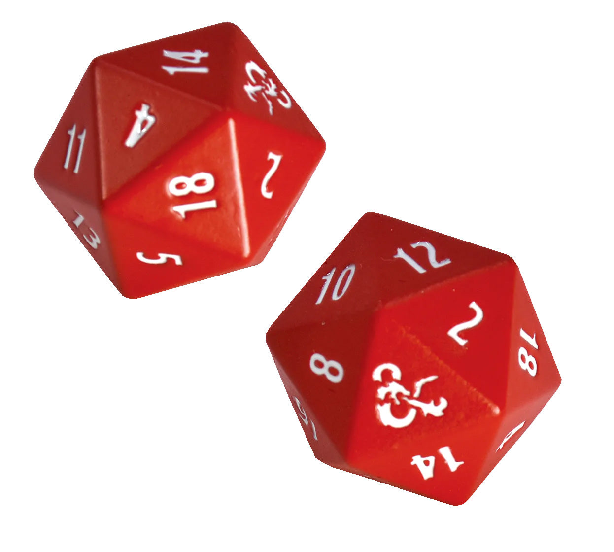 Dungeons & Dragons - Heavy Metal Red and White Dice Set