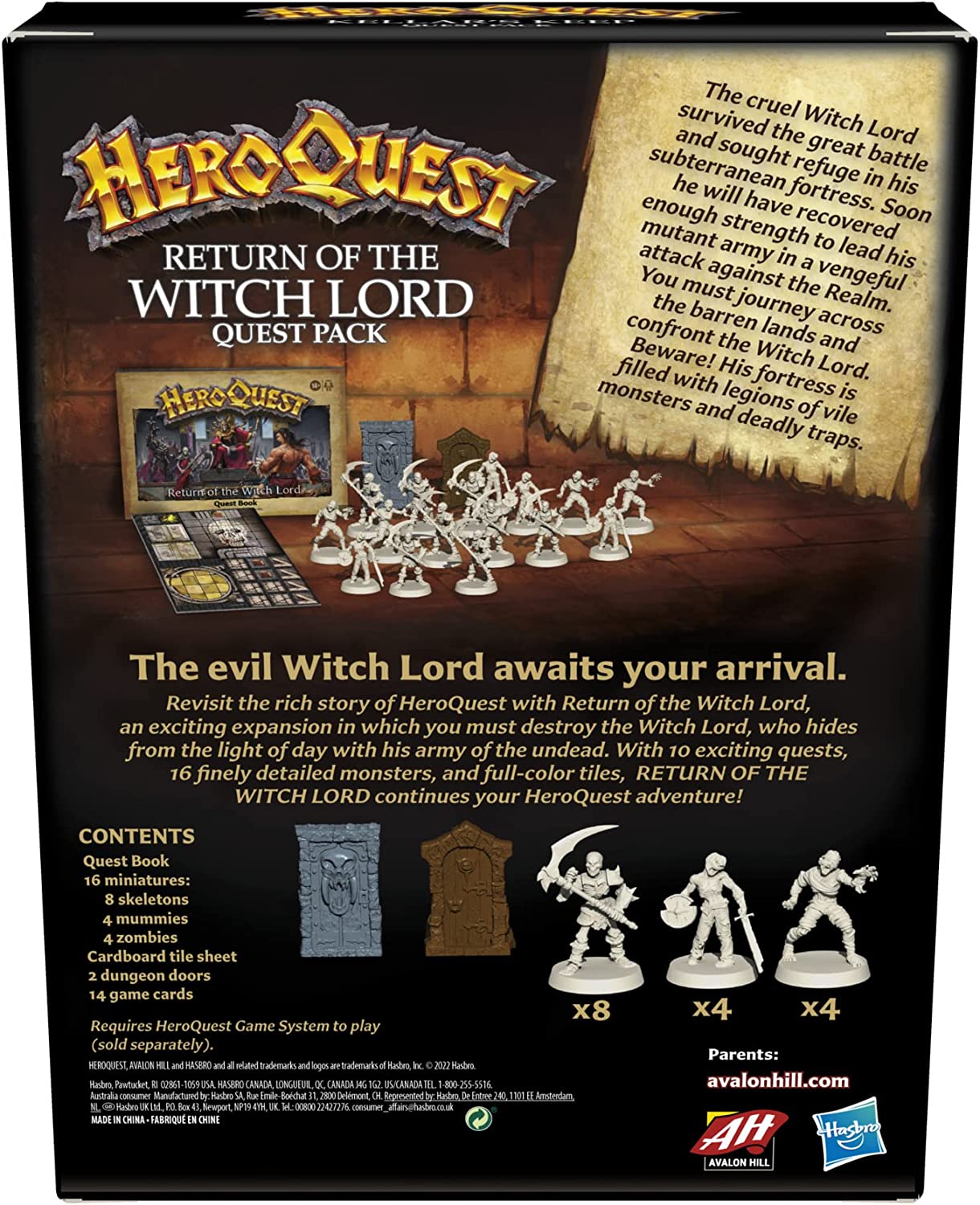 Heroquest: Return of the Witch Lord Quest Pack