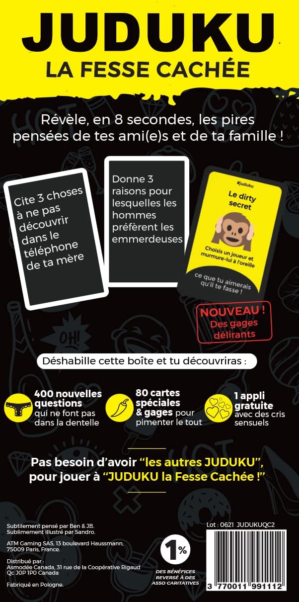 Juduku - La fesse Cachée - Édition Québec (French)